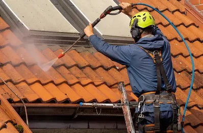 Démoussage et hydrofuge de toiture au Chastang